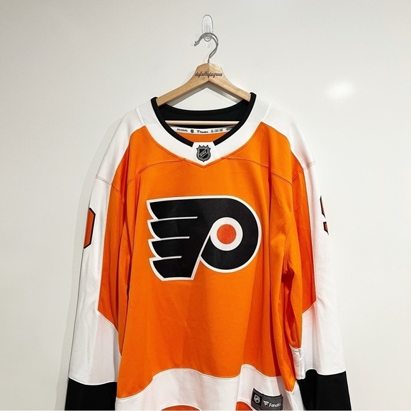 NWT Men's Philadelphia Flyers Ivan Provorov Branded Home Breakaway Jersey - Picture 7 of 8